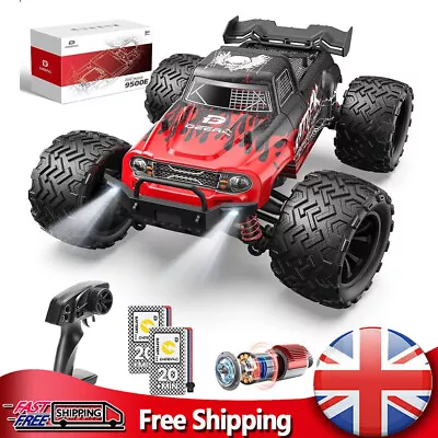 DEERC 9500E Off Road 1/16 Scale RC Car High Speed RC Monster Truck 40+km/h 4WD • £59.99