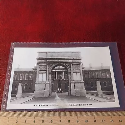 Vintage Postcard South African War Memorial Arch Barracks Chatham 1914 RPPC • £7