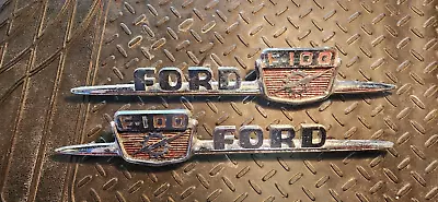 1959 Ford F100 Hood Side Emblems Pair • $79