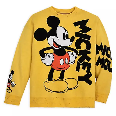 Disney Mickey Mouse Pullover Knit Sweater For Adults 1X New • $64.90