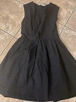 La Redoute 8 Made In France Cotton Blend Black Dress • $23.99