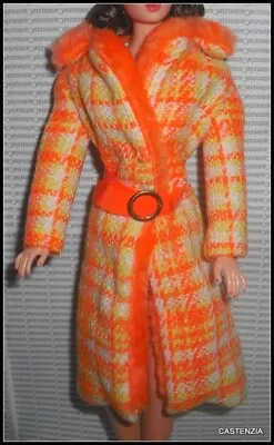 Top Barbie Doll Mattel Vtg Repro Made For Each Other Plaid Jacket Coat Accessory • $34.98