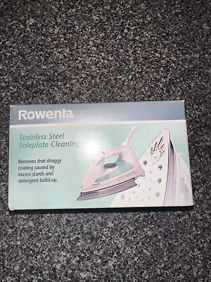 Rowenta ZD100 Non-Toxic Stainless Steel Soleplate Cleaner Kit For Steam Irons • $15.99