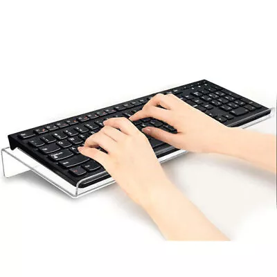 Transparent Tilted Keyboard Stand Bracket Holder For Computer PC Home Office • $18.10