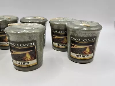 Lot Of 6 Yankee Candle Retired  FIRESIDE ~ Sampler Votives ~ RARE ~ NEW • $28.95