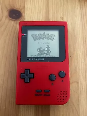 Gameboy Pocket MGB-001 Red Working • £49.99