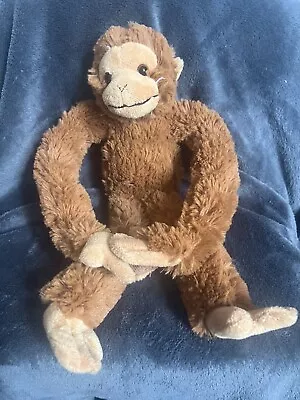 Keel Toys Hanging Monkey Chimpanzee Plush Soft Toy 12 Inches • £5