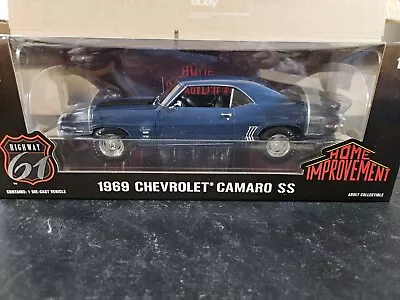 1969 Chevrolet Camaro Ss Blue  Home Improvement  1/18 Diecast Highway 61. #18039 • $119.95