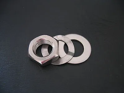 Stainless Steel Front Wheel Washer & Nut Fits Moto Guzzi  850 / 1000 All Models  • $12.27