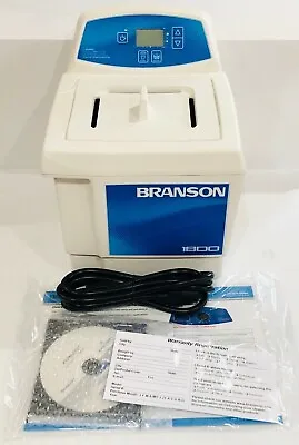 Branson CPX1800 Ultrasonic Cleaner Water Bath 0.5 Gal 6.5 X5.5 X4  With Lid • $399.95