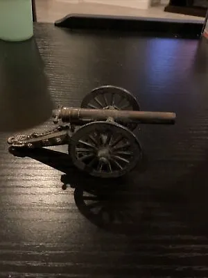 Vintage Metal Miniature Cannon Pencil Sharpener Missing • $4.99