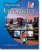 DISCOVERING GEOMETRY: AN INVESTIGATIVE APPROACH By Michael Serra - Hardcover • $19.75