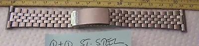 Good Q&q 20 Mm Wide Stainless Steel Watch Bracelet.155 Mm Long • £9.99