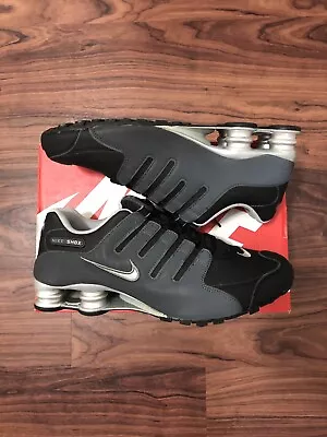 Nike Shox NZ EU Black-Silver Men’s 10.5 US [501524-024] Reflective Silver • $249.99