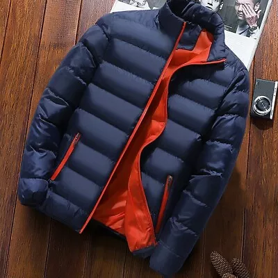 Winter Ultralight Coat Hooded Puffer Jacket Bubble Coat Duck-Down Jacket Mens • $21.96