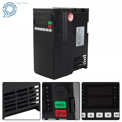 Single To 3 Phase 7.5KW 10HP 220V Variable Frequency Drive Inverter CNC VFD VSD • $159.08