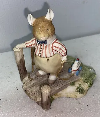 RARE Villeroy & Boch Picnic At Foxwood Tales #5 Harvey Mouse Figurine #37 • $12.50