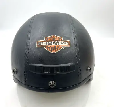 Harley Davidson Vintage Leather Half Motorcycle Helmet  1994 SZ M • $127.46