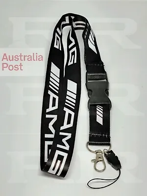 BRAND NEW Mercedes AMG Lanyard BLACK  Keyring Benz V8 Turbo G Wagon OZ Gift HOT • $99.95