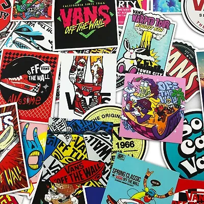 100 PCS VANS OFF THE WALL Logo Decal Sticker Skateboard Laptop Stickers Lot • $9.99