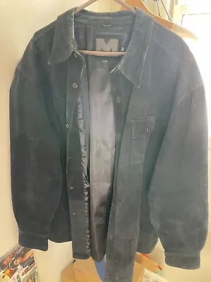 Mirage Suede Leather Sports Jacket Men 2XL Zip VTG • $28.93