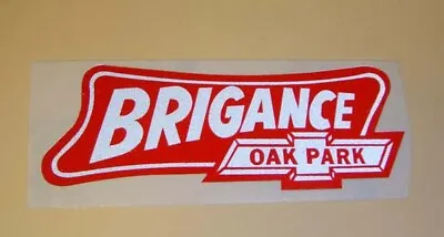 Chevrolet Chevy Car Dealer Brigance Oak Park Trunk Decal Sticker Vintage Rare • $12