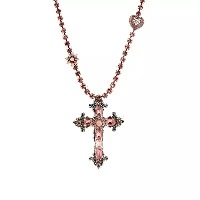 Mariana Large Cross Necklace In Antigua • $367