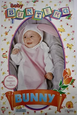 Baby Bunting White & Pink Bunny Rabbit Costume 0-9months • £7.99