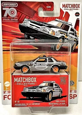 2023 Matchbox Collectors Superfast #10 1993 Ford Mustang LX SSP Police • $8.99