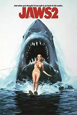 Jaws 2 Official Laminated Movie Poster - 24.5  X 36.5  • $35.03