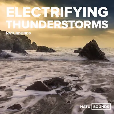 Natural White Noise Thunderstorms Relaxing Nature Sounds With Ocean Waves & Rain • £4.95