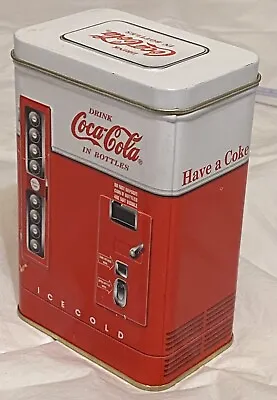1996 - Tin Metal Coca-Cola COKE Vintage Vending Machine Can • £5.22