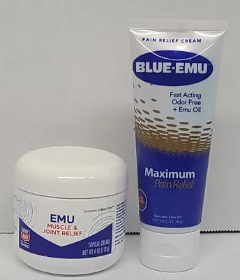 $19.76 • Buy Pack Of 2 BLUE-EMU Maximum Arthritis Pain Relief Cream 3oz Each Exp 12/24 SEALED