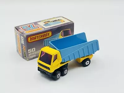 MATCHBOX SUPERFAST 50 ARTICULATED TRUCK MIB Original Boxed • £0.99