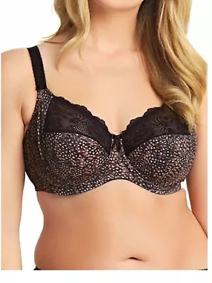 Elomi Morgan-u/w Banded Bra- With Stretch-or Brief Ebony-black-uk-sizes-cs • $51.60