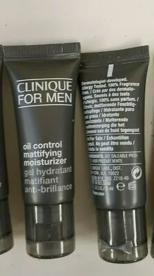 Lot 2 Clinique For Men Oil Control Mattifying Moisturizer Gel/lotion .5 Oz*2=1oz • $34.99