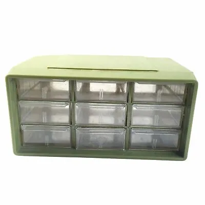 Akro-Mils Avocado Green Vintage Stackable Storage Hardware And Craft Cabinet • $34.93
