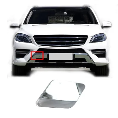 Front Bumper Tow Hook Eye Cover Cap Chrome For Mercedes W166 ML350 ML550 2012-15 • $12.95