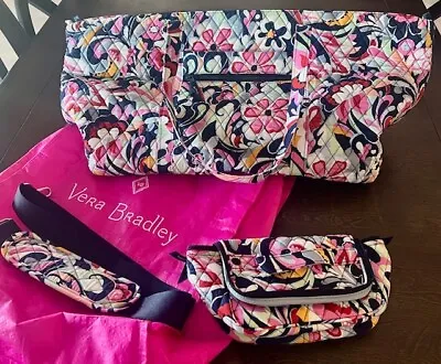 New VERA BRADLEY Travel Tote Bag Modern Paisley With Toiletry Bag  BRAND NEW WOW • $69.99