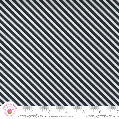 Moda TOO CUTE TO SPOOK 22422 11 Black Stripe ME MY SISTER Quilt Fabric HALLOWEEN • $6.15