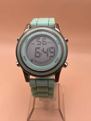 Mint Green Women's Digital Quartz Watch With Silicone Band- New Battery! • $10