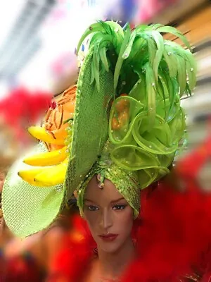 Da NeeNa H919 The Pretty Fruit  Angel Burlesque Vegas Showgirl Dance Headdress • $285.67