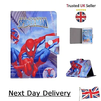 Amazing Spider Man Tablet Case ~ Kids Cover For 7   8   9.7   10   Inch Size Tab • £15.99