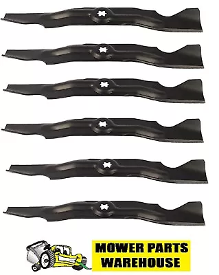 6 Pack Repl Cub Cadet Mower Blades 50  Cut 742-04053a B C 942-04053a B C  Mtd • $54.95