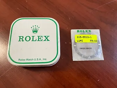 Vintage Rolex Submariner 315-5513-1 For 5513 5512and 1680 Bezel Insert • $475