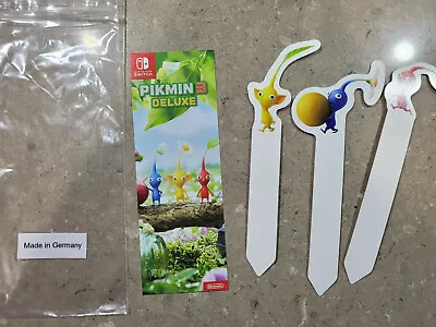 Pikmin 3 Deluxe Plant Tags (Pre-order Bonus Nintendo Switch) Gardening Labels • $5.99