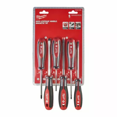 Milwaukee Magnetic Screwdriver Set - 6 Pieces (4932471806) • £16