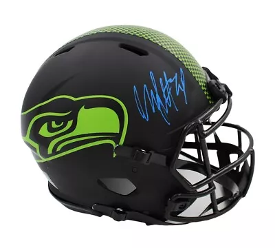 Marshawn Lynch Signed Seattle Seahawks Speed Authentic Eclipse NFL Helmet • $869.99