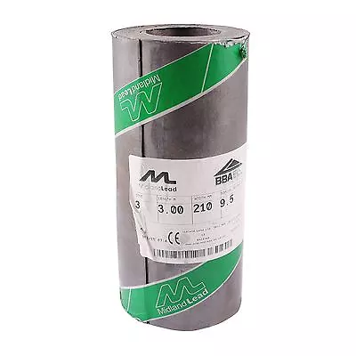 Roof Lead Flashing Roll Code 3 - 210mm / 8  Roofing Repair Milled Sheet • £19.68