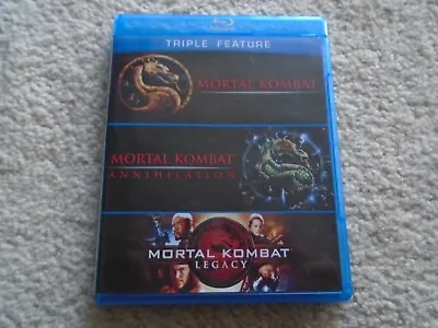 Mortal Kombat Triple Feature Annihilation Legacy Blu Ray Set • $10